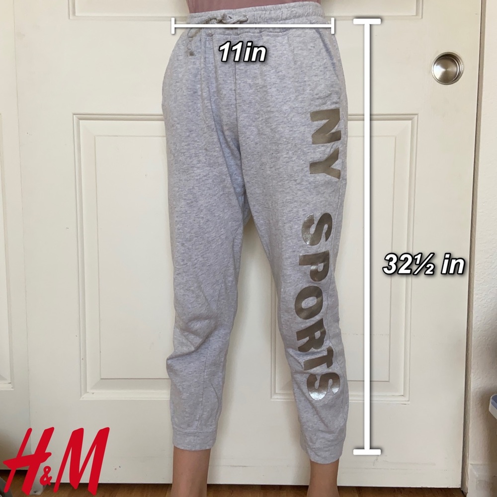 H&M: NY Sport Grey Sweatpants With Pockets